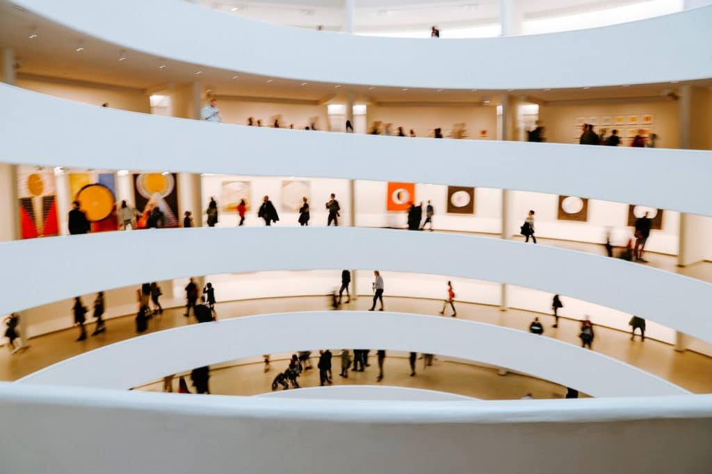Innenraum des Guggenheim Museums