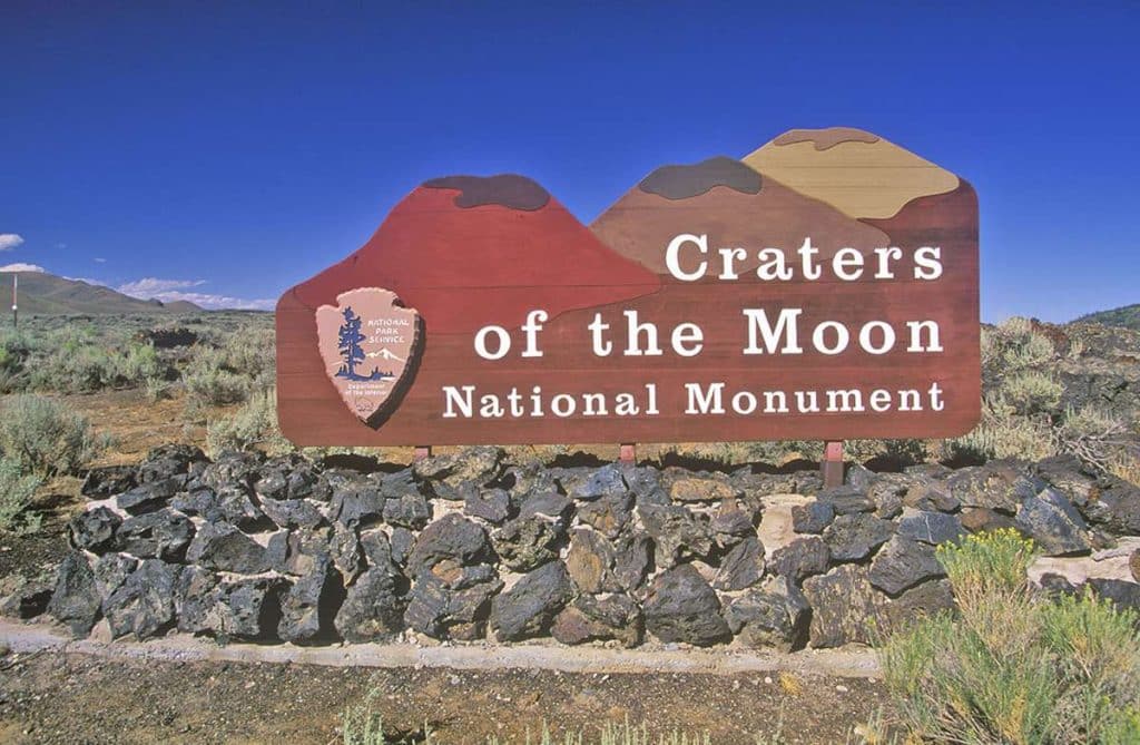 Krater des Mond-Nationaldenkmals