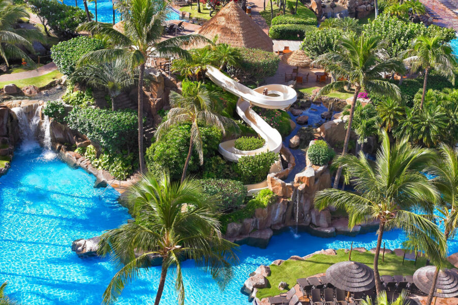 8 FANTASTISCHE Hotels auf Maui mit Wasserrutschen und Lazy Rivers
