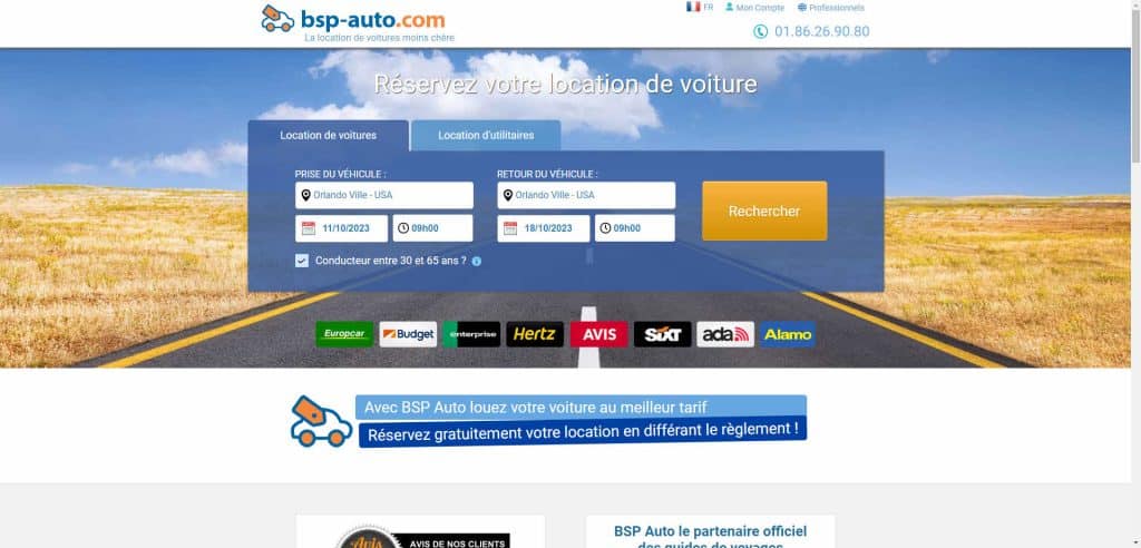 Mieten Sie ein Auto in den USA mit BSP Auto