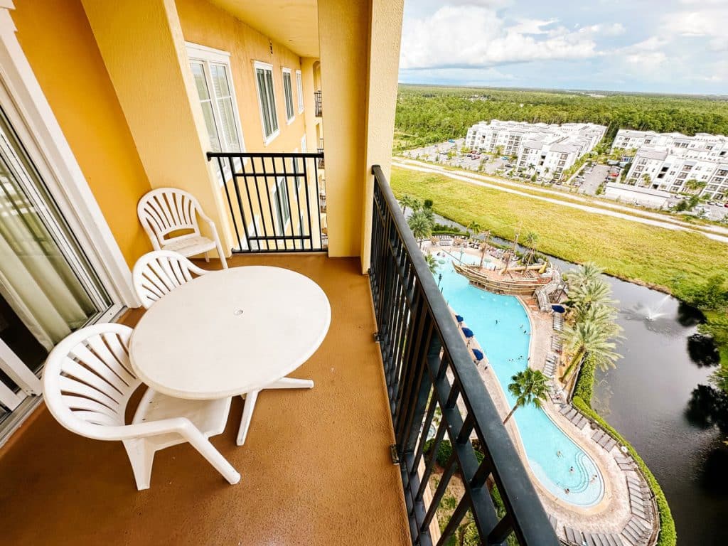 Blick vom Balkon eines Apartments im Lake Buena Vista Resort Village & Spa