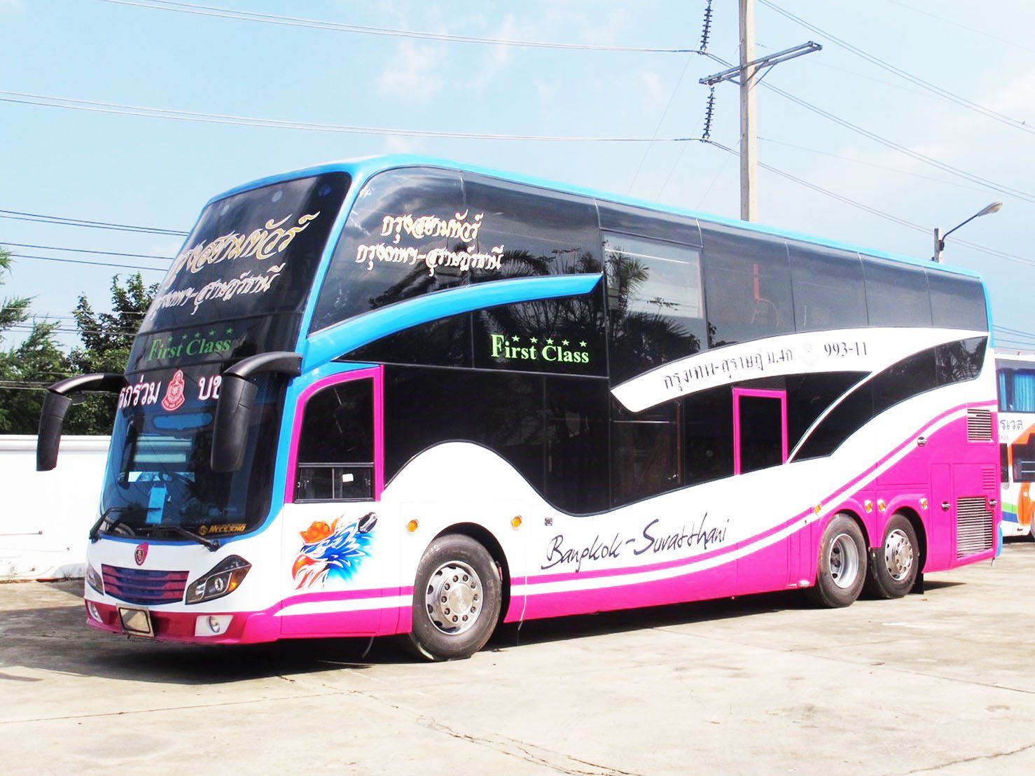 Bus von Bangkok nach Surat Thani