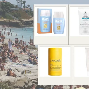 Sonnenschutzmittel in Reisegröße zur Einhaltung der 100-ml-Regel