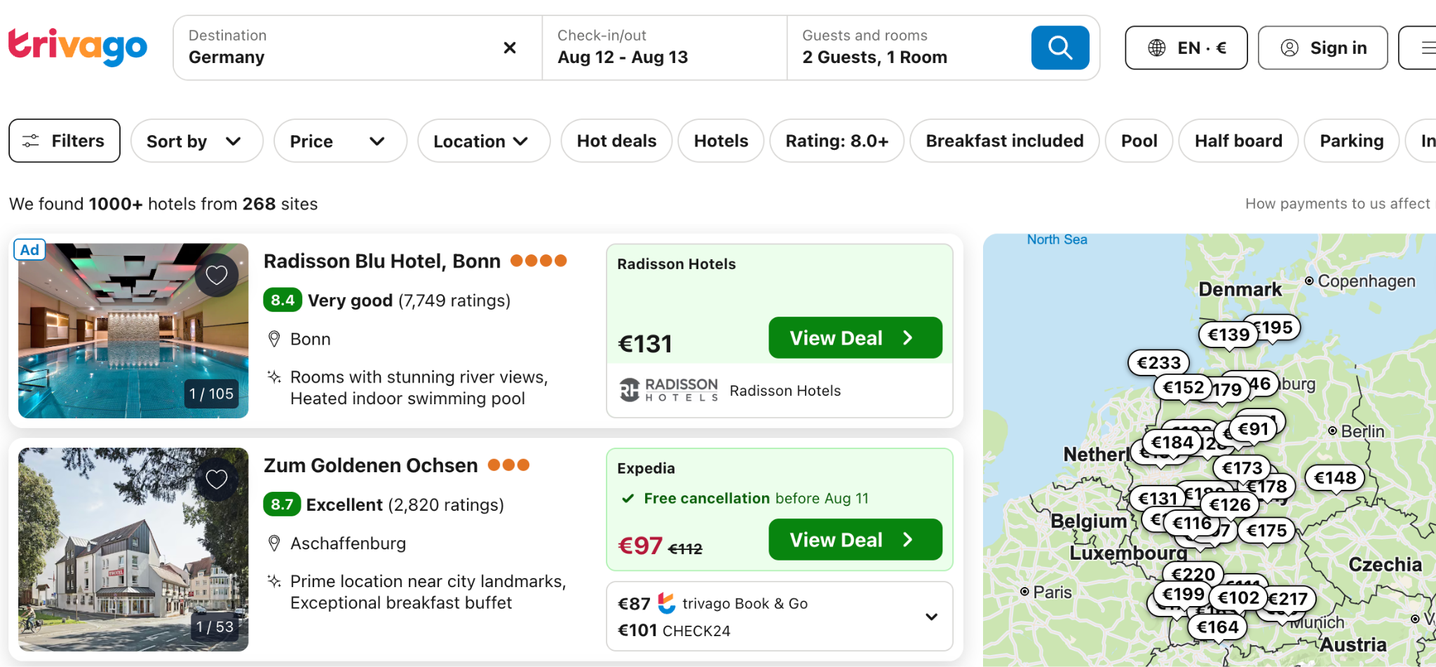 Trivago vs. Booking.com vs. Google Hotels: Which One Saves You the Most Money?